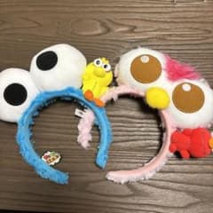 カチューシャ　ユニバ　セット セサミストリートのサムネイル