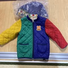 ぴっぴ様専用★ミキハウス　ホットビスケッツ　アウター　ダウン　上着　100cmのサムネイル