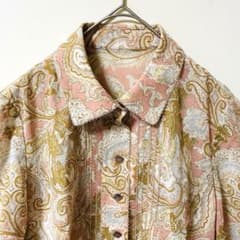 極美品✨レリアン ペイズリー柄 五部袖 シャツ ブラウス 11 レース