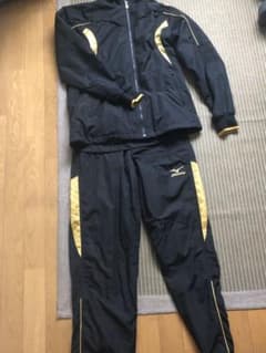 ミズノ mizuno pro　ウィンドブレーカー　上下セット　黒のサムネイル