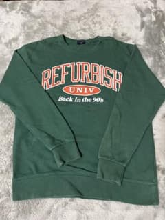 REFURBISH UNIV スウェット グリーン Mのサムネイル