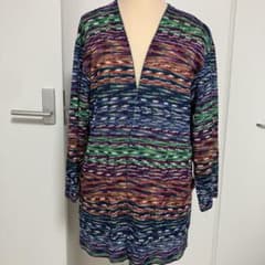 極美品！ミッソーニ ！ロングカーディガン！大きいサイズ - メルカリ
