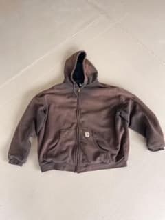 Carhartt ブラウン フルジップ パーカーのサムネイル