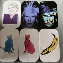 Andy Warhol アート缶ケース 6個セットのサムネイル