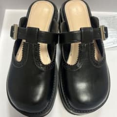 Ameri VINTAGE Tストラップ サンダル ブラック Lのサムネイル
