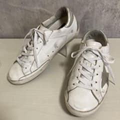 GOLDEN GOOSE SUPERSTAR 40 ホワイト×グレー GGDB - メルカリ