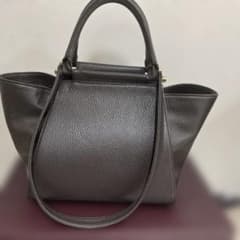 濱野ハマノハンドバッグ今季購入品美品ブラウンのサムネイル