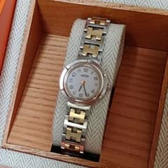 エルメス時計/極極美品クリッパー/新品電池新品仕上げ正常稼働品