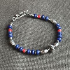 ナバホビーズ　ブレスレット　インディアンジュエリー インディアンジュエリー ナバホ族 ターコイズ ビーズ