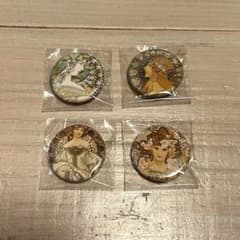 アルフォンス・ミュシャ プレート4枚セット アルフォンス・ミュシャ プレート4枚セット アルフォンス