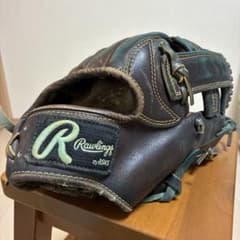 Rawlings 硬式グローブ レザー 経年変化あり ヴィンテージ　アシックス Rawlings 硬式グローブ レザー 経年変化あり ヴィンテージ アシックス