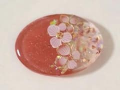 1432」レジンヘアゴム ポニーフック ブローチ マグネット ペンダント