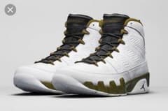 NIKE AIR JORDAN 9 ホワイト ゴールド ブラック 黒箱有 美品のサムネイル