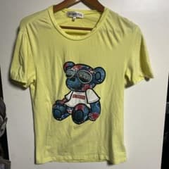 RUMSODA ベアプリント Tシャツ イエロー Mサイズのサムネイル