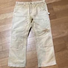 Carhartt ダブルニー ペインターパンツ ベージュ 38×32 - メルカリ