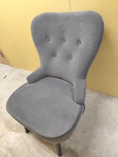 美品 IKEA REMSTA 1人用ソファ　ネイビー　＊ひとりカフェ　インテリア IKEA REMSTA 1人用ソファ - メルカリ