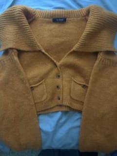 w closet クロップドニットセーター　レディースニット　ショート丈ニットのサムネイル