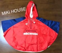 【値下げ中】ミキハウス/レインポンチョ/レインコート/雨具/レトロ/日本製のサムネイル