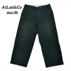 AtLast&Co. ワークパンツ フェードブラック 38 AtLast&Co. ワークパンツ フェードブラック 38 - メルカリ