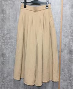 DRESKIP カットソーフレアーパンツ  ベージュ  Lサイズのサムネイル
