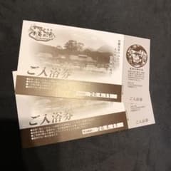りんご様専用☆お亀の湯 入浴券２枚セットのサムネイル