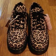 Dr.Martens ヒョウ柄厚底シューズ - メルカリ