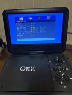 【動作品】QKK ポータブルDVDプレーヤー 本体 電源コード付きのサムネイル