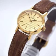 628 稼働 OMEGA 時計 手巻き レディース Genève ゴールド - メルカリ