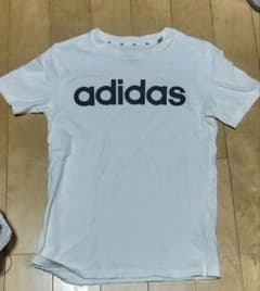 adidas キッズ Tシャツ 150cm ホワイトのサムネイル