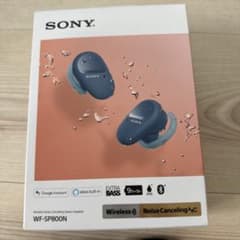 SONY ワイヤレスイヤホン WF-SP800N ブルー 防水のサムネイル