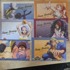 ONEPIECEストア バースデーブロマイド 非売品 6枚セット - メルカリ