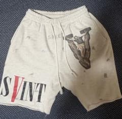 パンツ Saint Mxxxxxx VLONE SWEAT SHORTS Saint Mxxxxxx x VLONE Sweat Shorts White - メルカリ