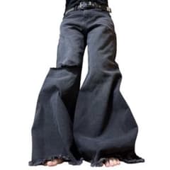 美品 BUFFALO BOBS 鬼ヒゲ バナナカット フレアデニム y2k 平成 y2k 00s archive grunge 鬼ヒゲ 平成 フレアデニムパンツ - メルカリ