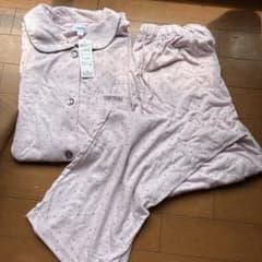 新品　L　SOMETHING レディース　長袖パジャマ　薄手　前開きのサムネイル