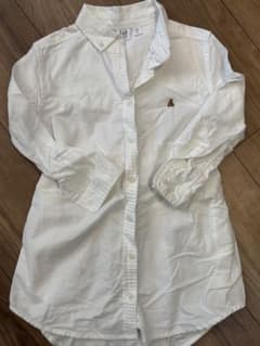 GAP KIDS 長袖シャツ ホワイト XSサイズのサムネイル
