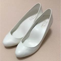 ♡ローリーズファーム♡パンプス 白 Lのサムネイル