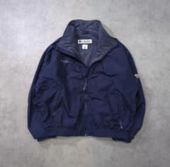 90sColumbia ナイロンシェル XL ネイビー ウォームアップ フリースのサムネイル