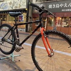 【海外で人気上昇】 アラヤ マディーフォックス 26 90s MTB 発送可能 アラヤ マディーフォックス 26 OLD 90s タンゲ クロモリ タイヤ新品