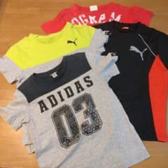 古着　訳アリ子供服　半袖 Tシャツ 130サイズ 4枚セットのサムネイル