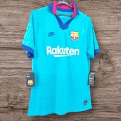 新品タグ付 NIKE FC Barcelona アクアブルー シャツUSサイズM - メルカリ