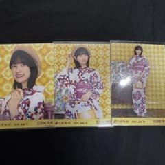【美品】乃木坂46 生写真　五百城茉央　浴衣2026 3種コンプ 値下げ可能のサムネイル