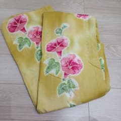 朝顔の花柄 浴衣 単品のサムネイル