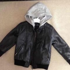 ライダースジャケット 100 美品のサムネイル