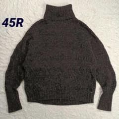 美品✨45R　シェットランドレースニットのタートルネックセーター　近年モデル 美品✨45R シェットランドレースニットのタートルネックセーター 近年