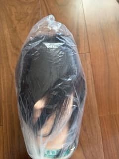 黒ロングウィッグ練習用のサムネイル