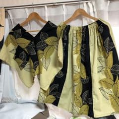 浴衣リメイクスカート ハンドメイド 着物リメイクのサムネイル