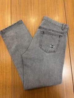 Supreme スター刺繍 デニムパンツ グレーのサムネイル
