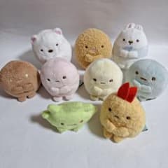 すみっコぐらし　てのりぬいぐるみ　9個セット　ぬいぐるみのサムネイル