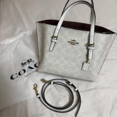 COACH シグネチャー ショルダーバッグ ホワイトのサムネイル