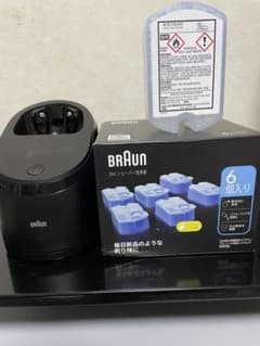 再値下げ [純正] BRAUN シェーバー 洗浄システム、洗浄液のサムネイル